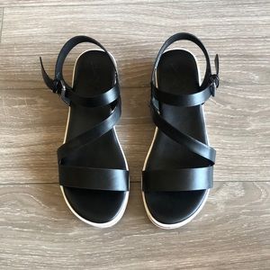 Black Platform sandals